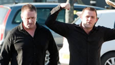 Ian Draper and son Danny